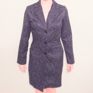 Steampunk brocade style coat